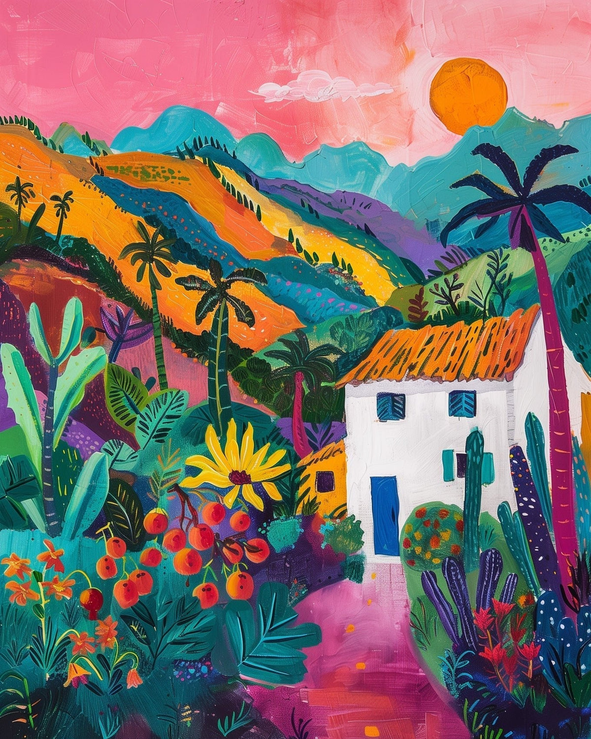 Mexican Landscape - Judy Paint