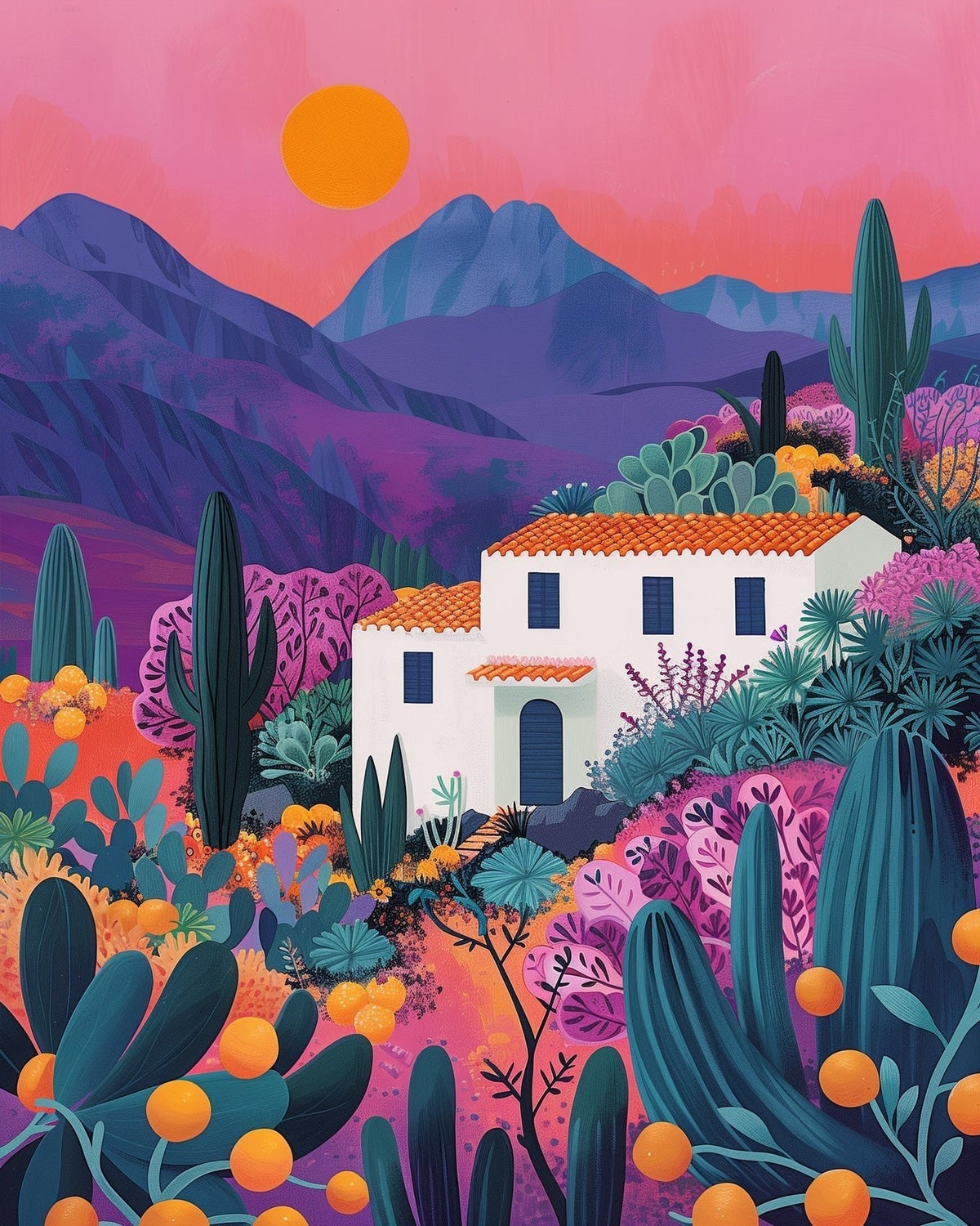 Mexican Landscape - Judy Paint