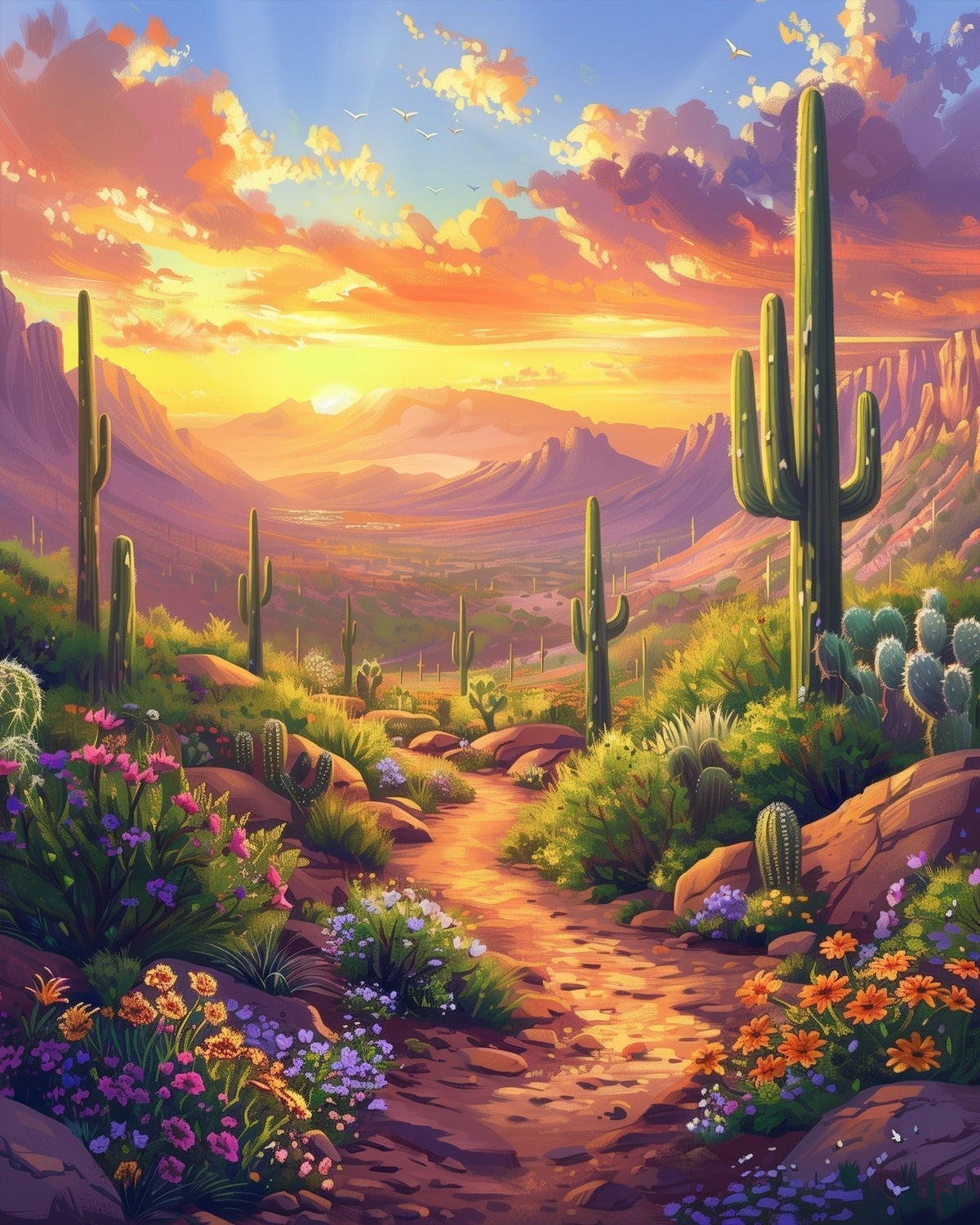 Mexican Landscape - Judy Paint