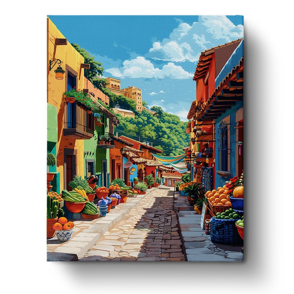 Mexican Mercado (Market) - Judy Paint