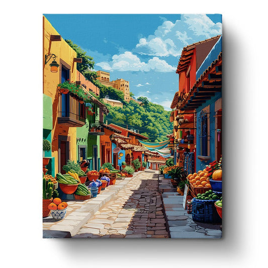 Mexican Mercado (Market) - Judy Paint