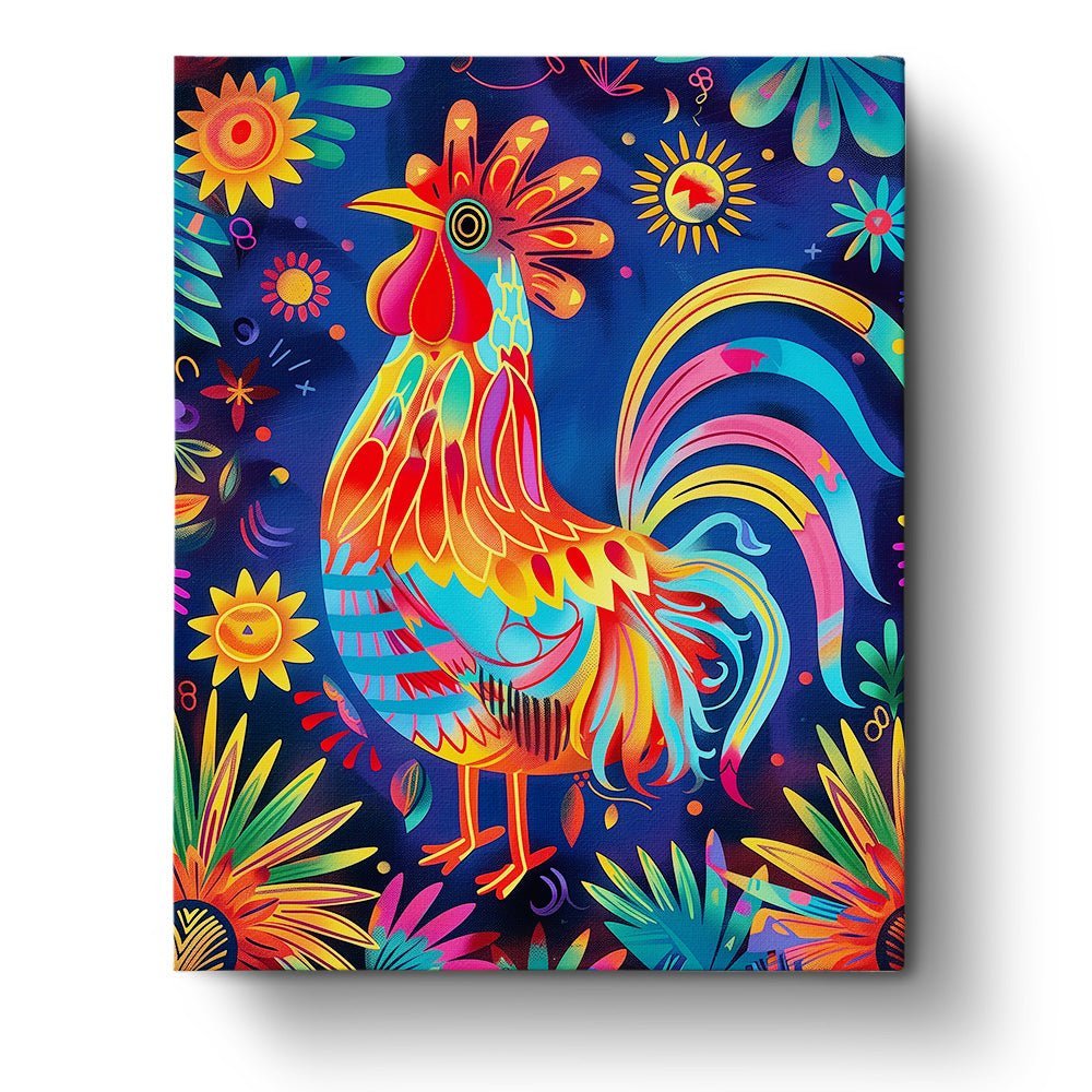 Mexican Rooster Alebrije - Judy Paint