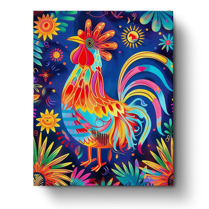 Mexican Rooster Alebrije - Judy Paint