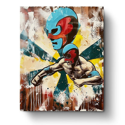 Mexican Wrestler - Judy Paint