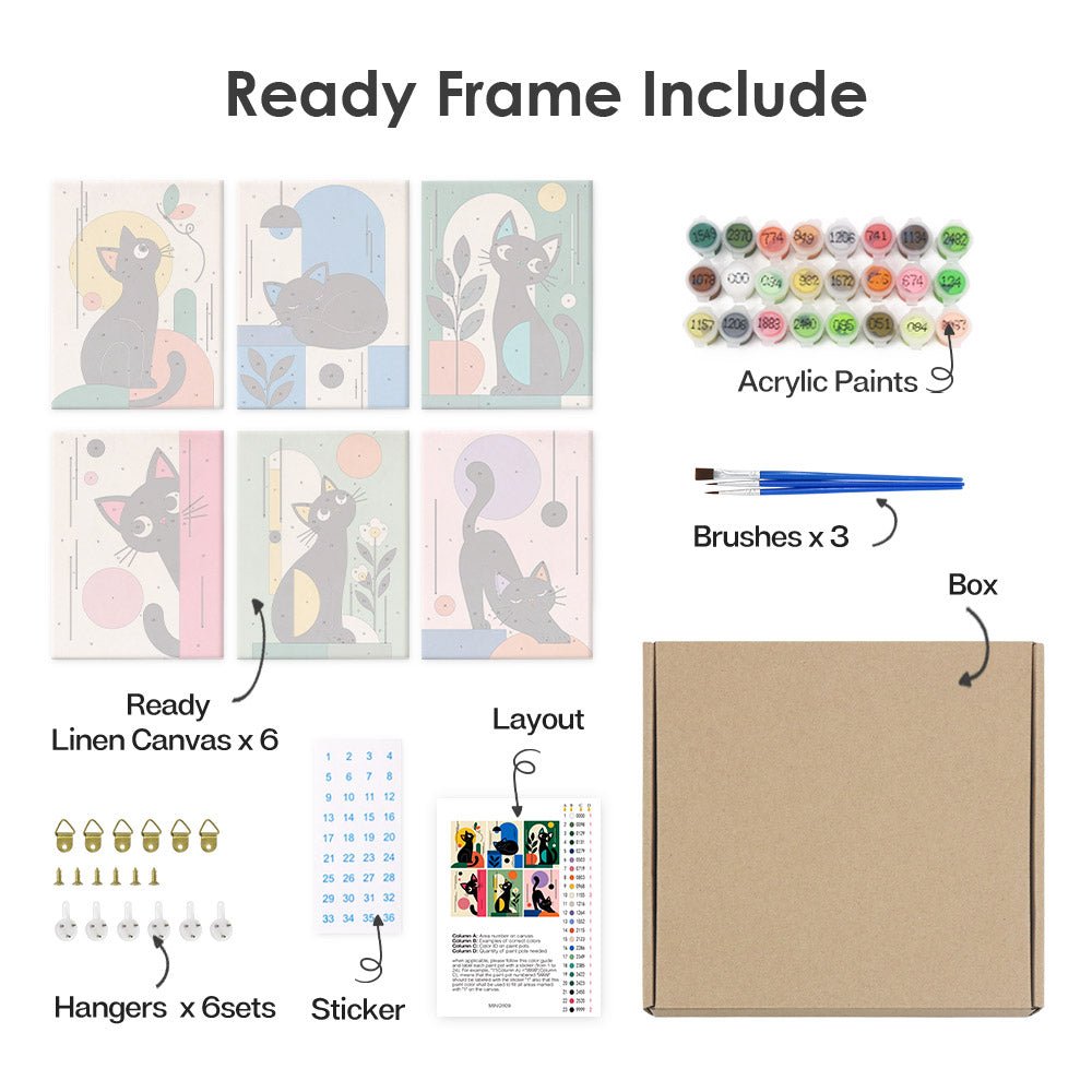 What's included with the framed canvas version