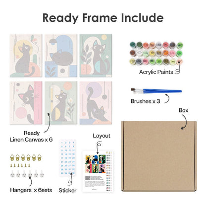 What's included with the framed canvas version