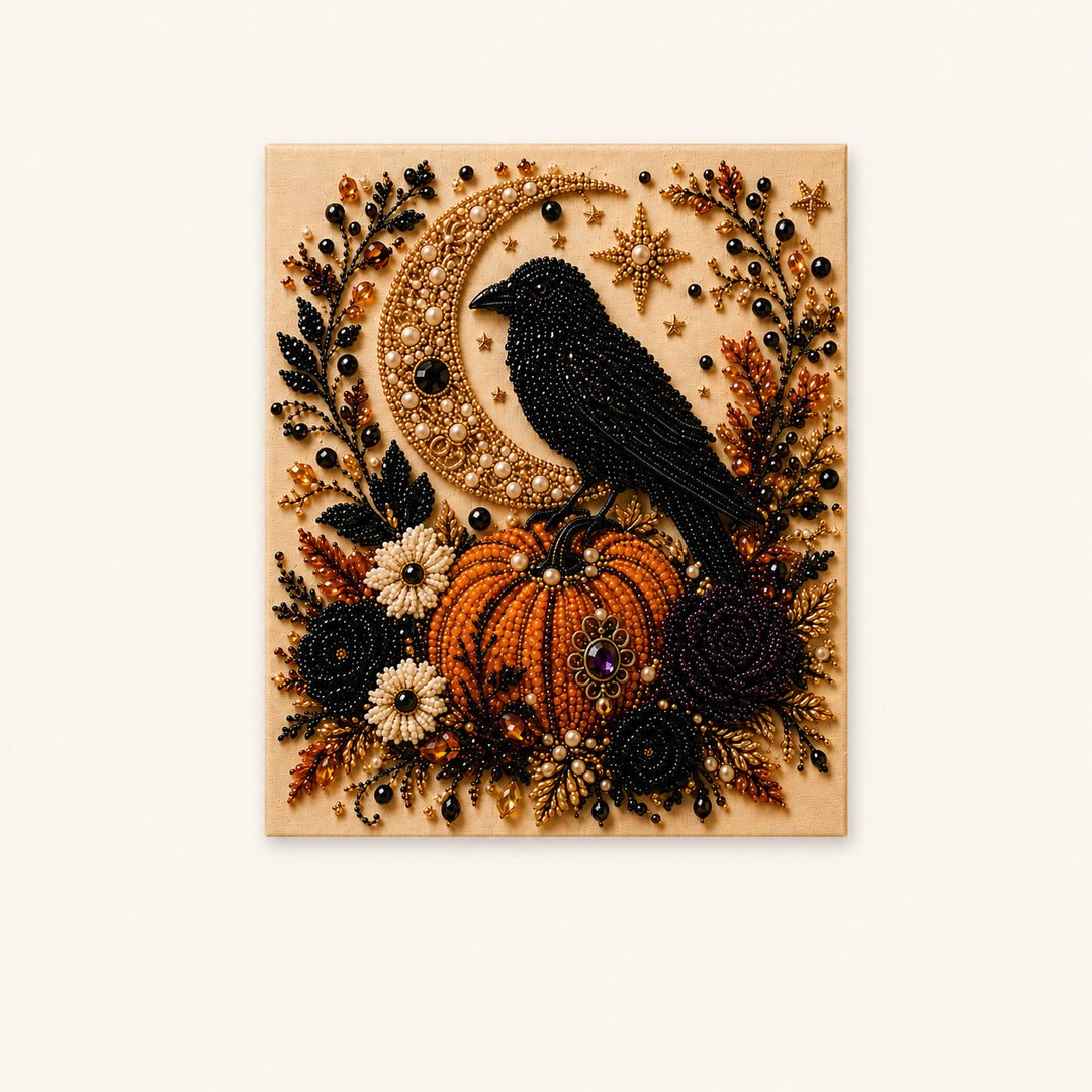 Midnight Harvest Omen - Pearl Painting - Judy Paint
