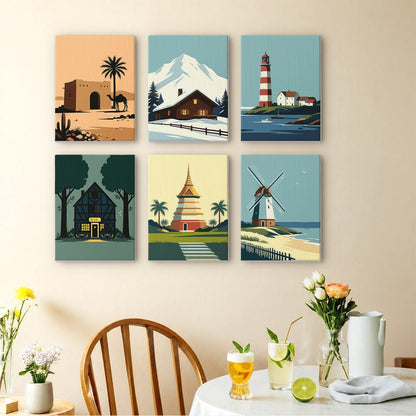 Minimal Wonders mini painting set