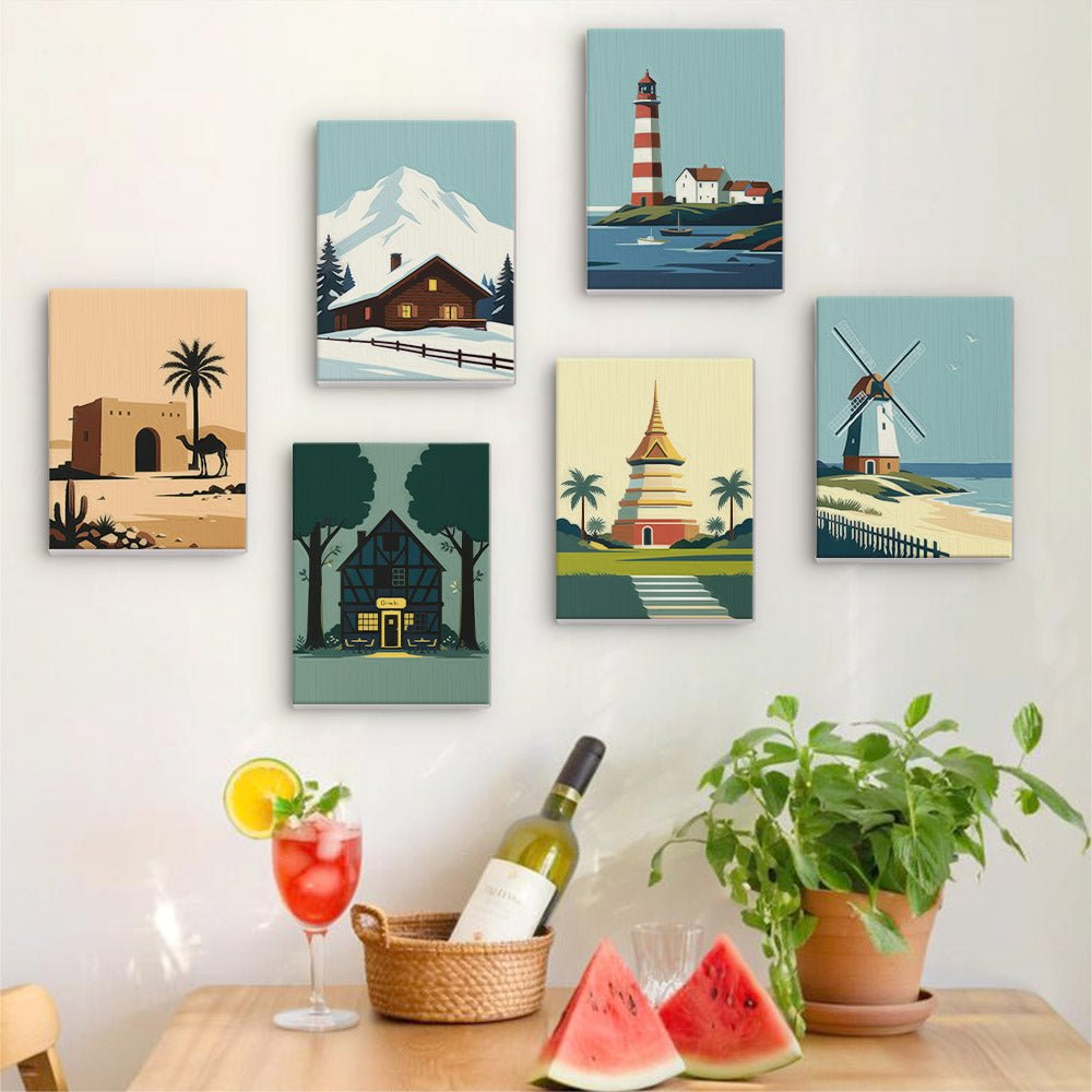 Minimal Wonders mini painting set