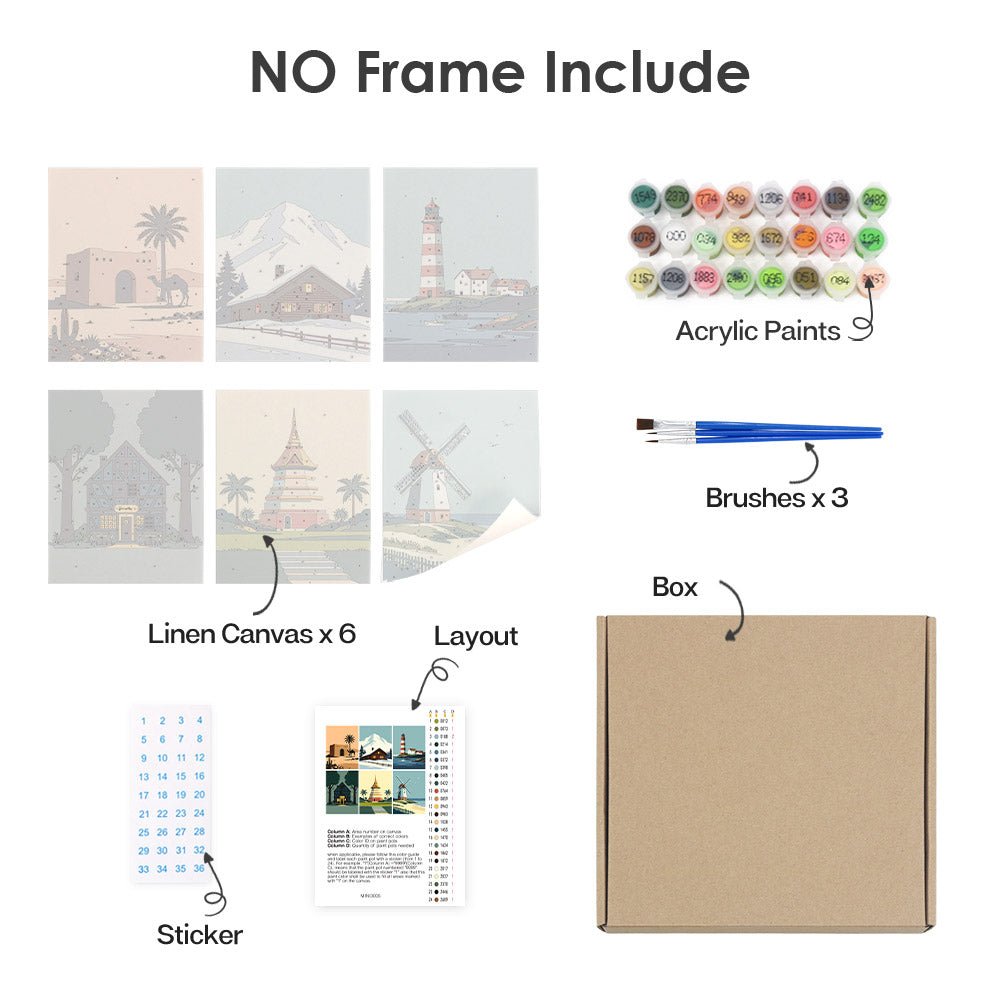 What's included with the no-frame version
