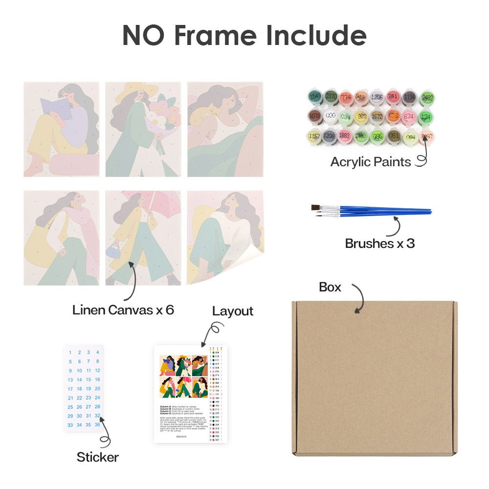 What's included with the no-frame version