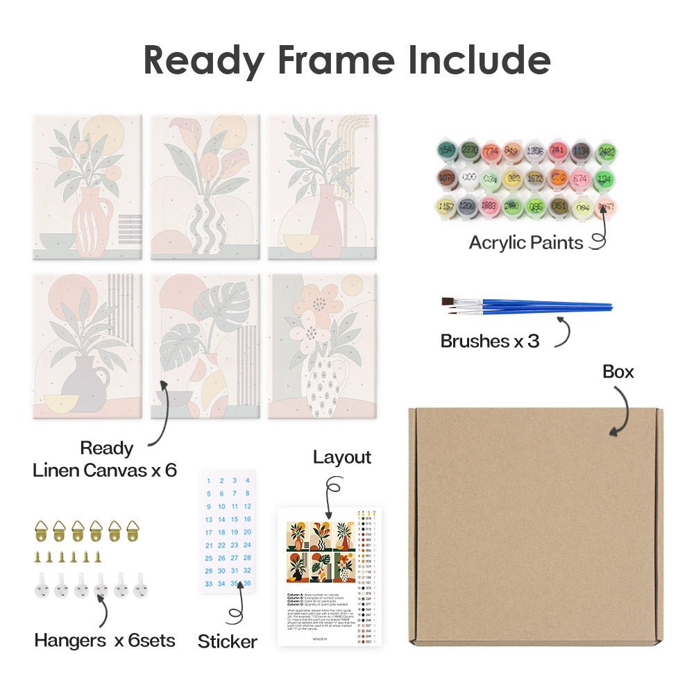 What's included with the framed canvas version