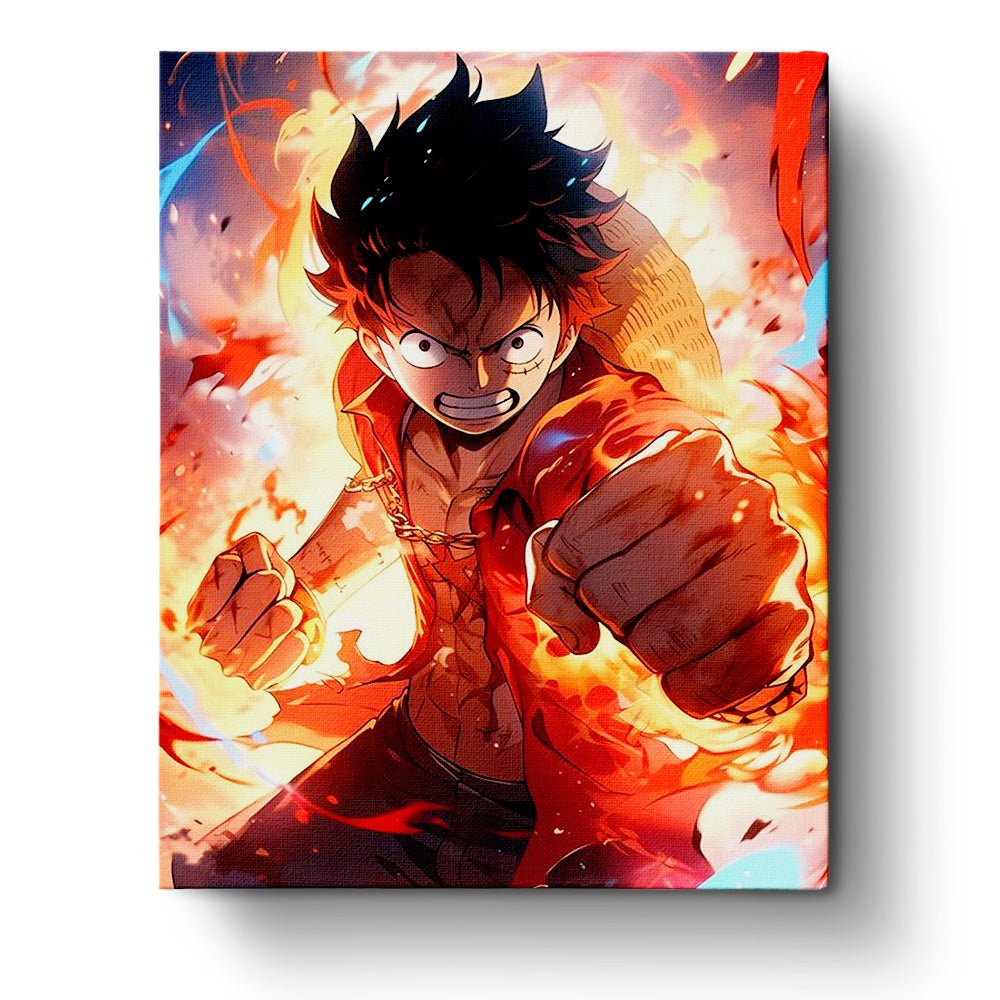 Monkey D. Luffy Fire Punch - Anime - Judy Paint
