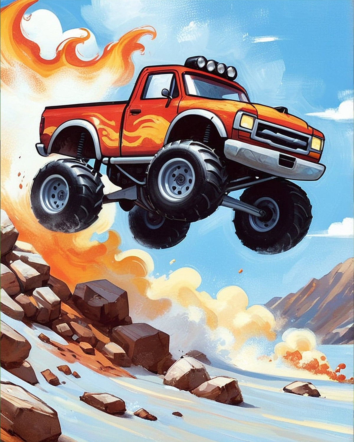 Monster Truck Adventure - Kids - Judy Paint