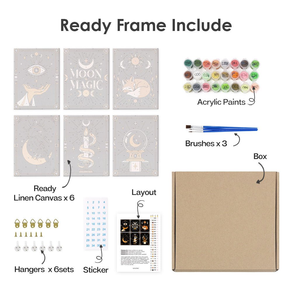 What's included with the framed canvas version