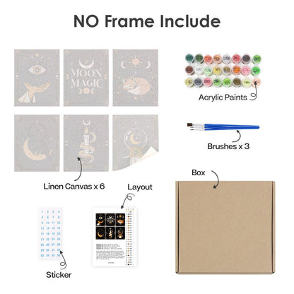 What's included with the no-frame version