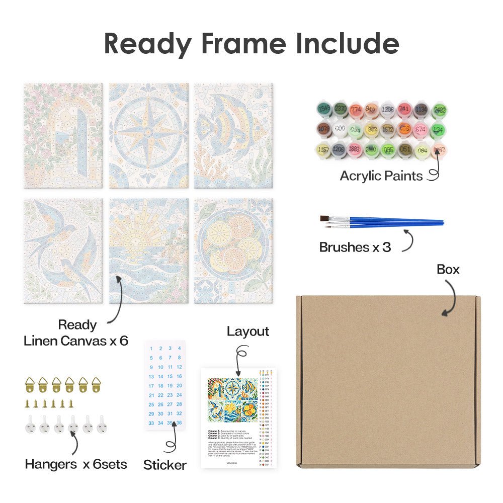 What's included with the framed canvas version