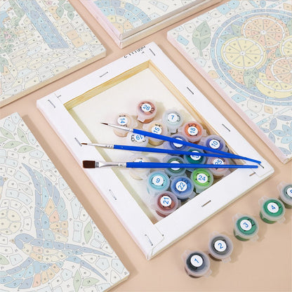 Mosaic Summer mini painting set