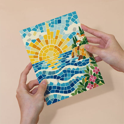 Mosaic Summer mini painting set