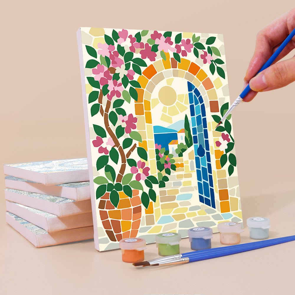 Mosaic Summer mini painting set