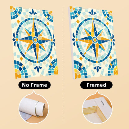 No frame vs. framed canvas