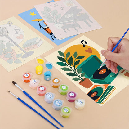 Music Corner mini painting set