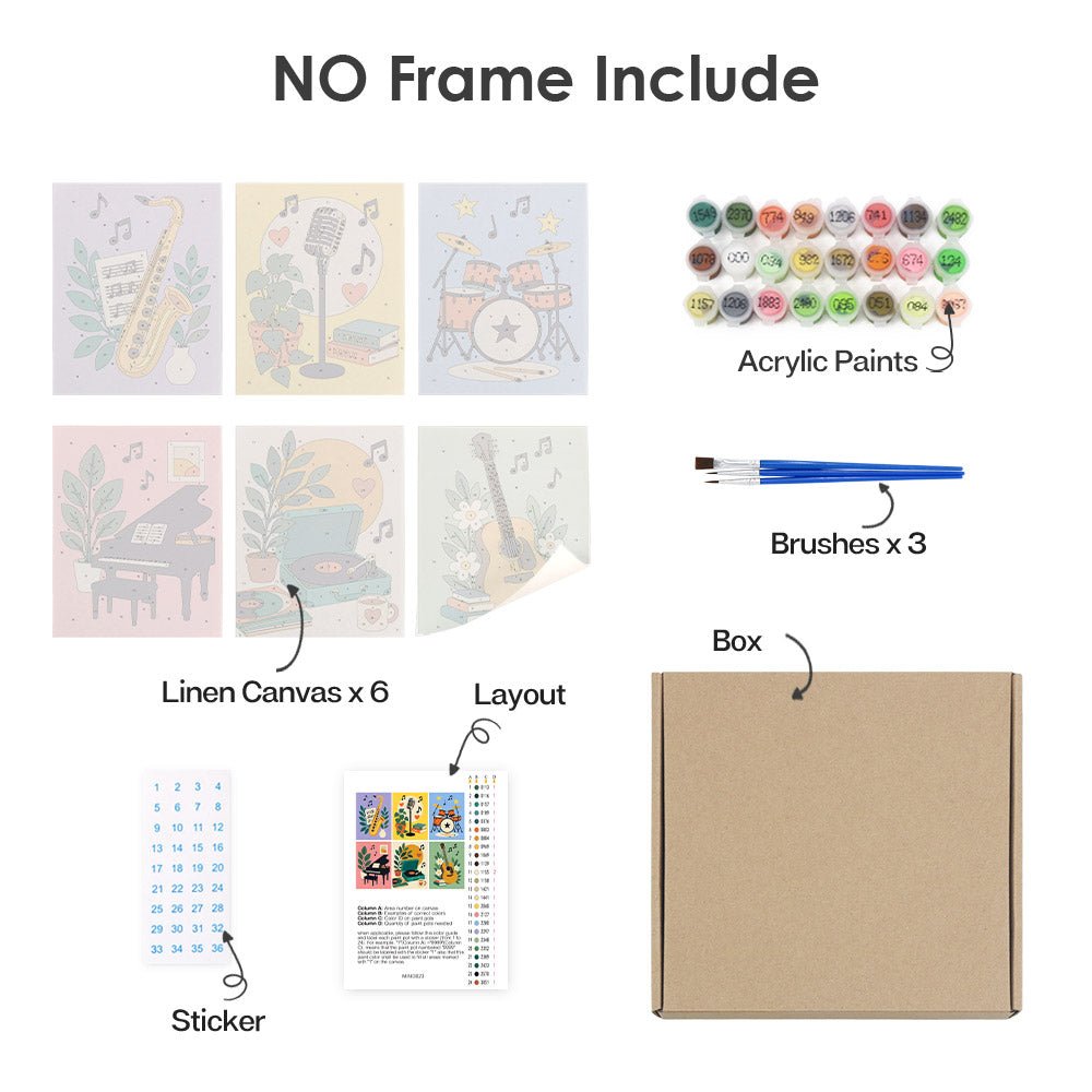 What's included with the no-frame version