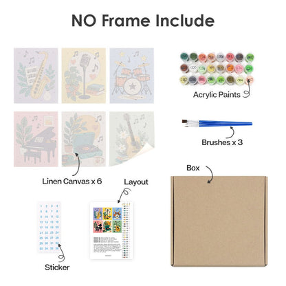 What's included with the no-frame version