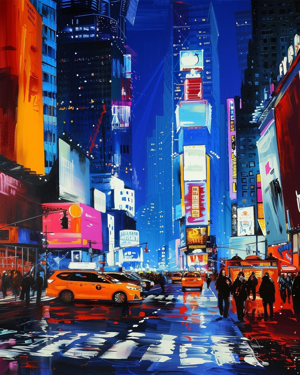 New York - Times Square at Night - Judy Paint