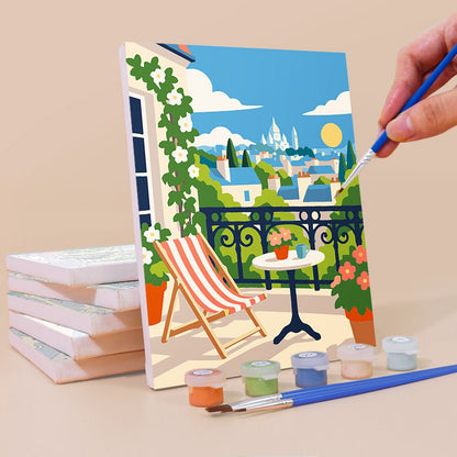 Old Town Strolls mini painting set