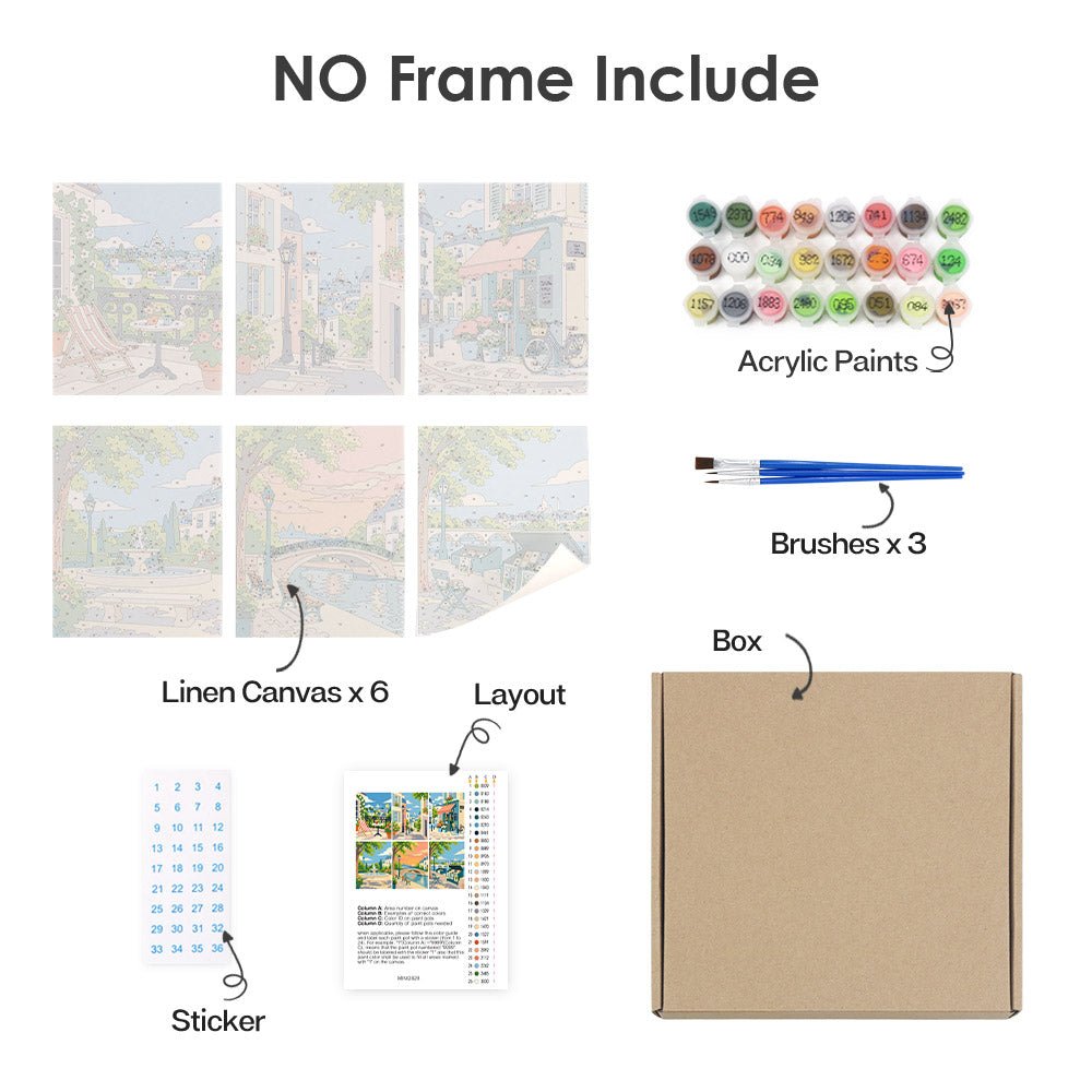 What's included with the no-frame version