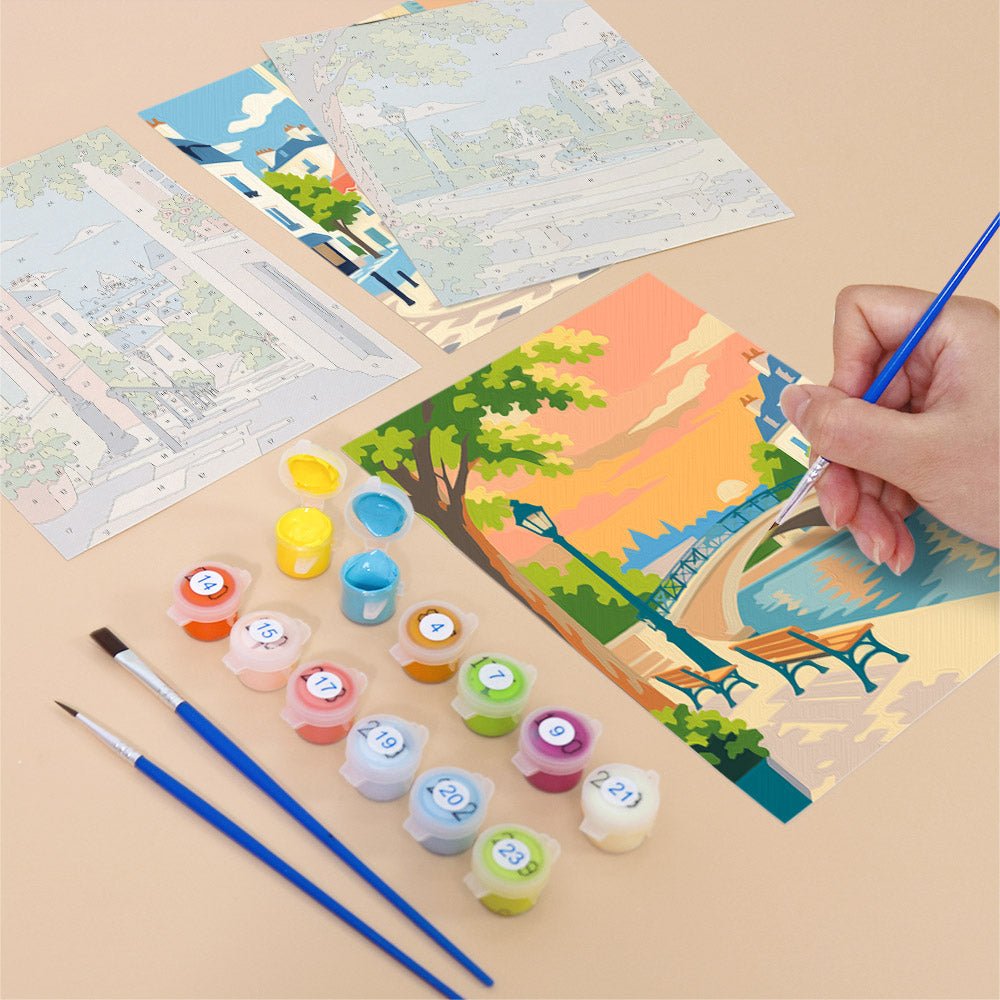 Old Town Strolls mini painting set