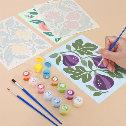 Orchard Patterns mini painting set