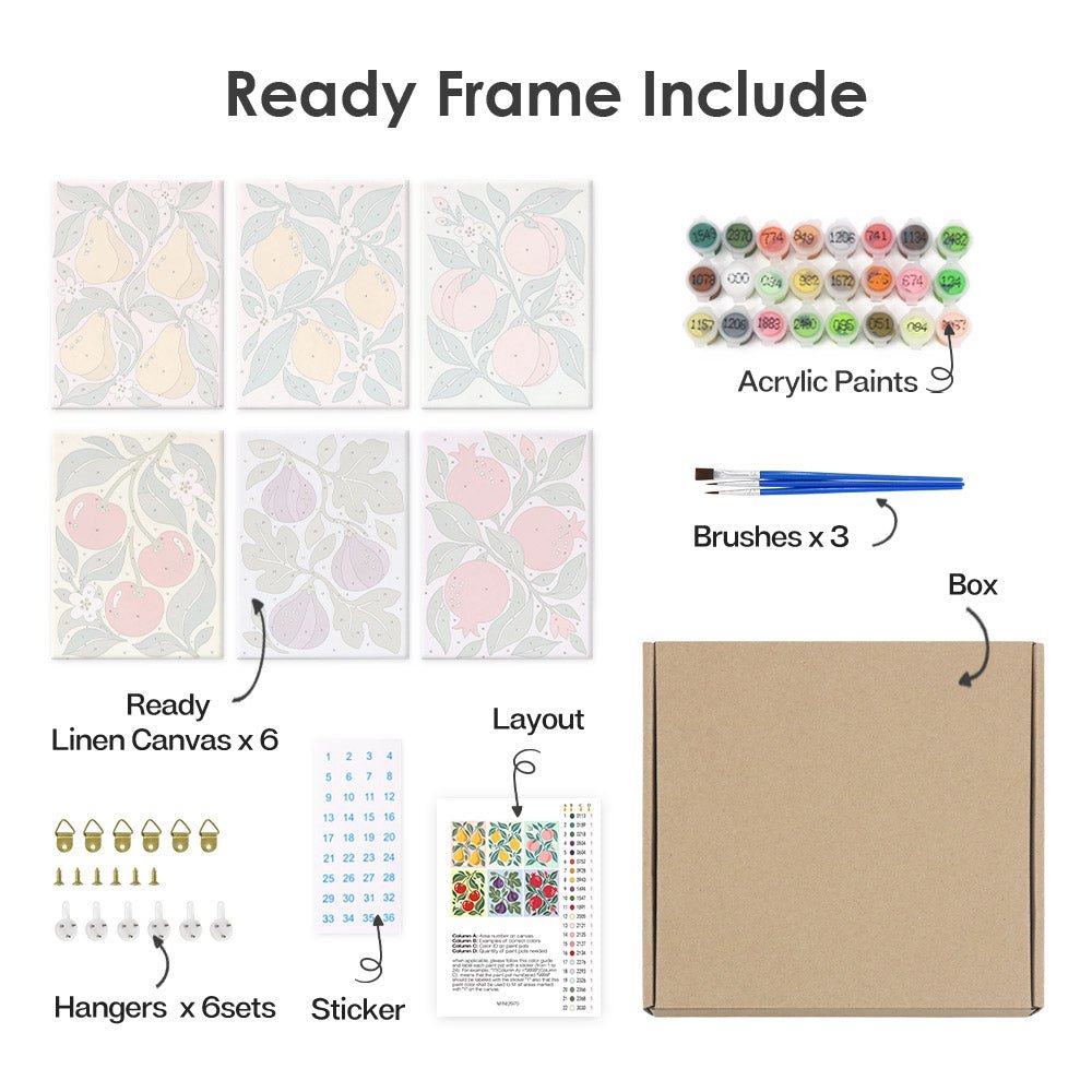 What's included with the framed canvas version