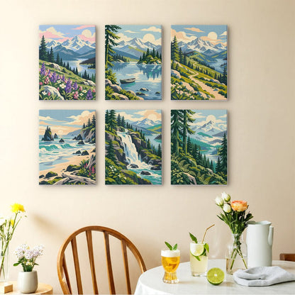 Pacific Northwest mini painting set