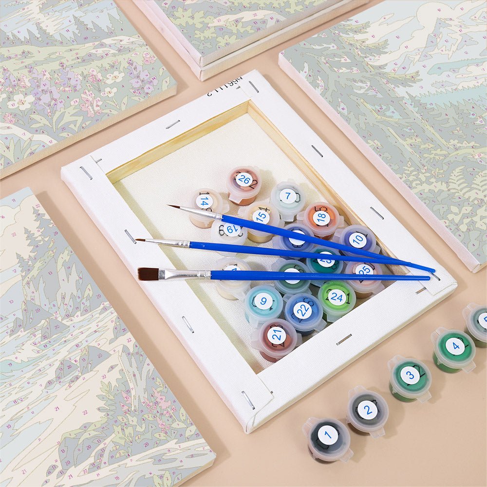 Pacific Northwest mini painting set
