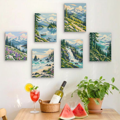 Pacific Northwest mini painting set