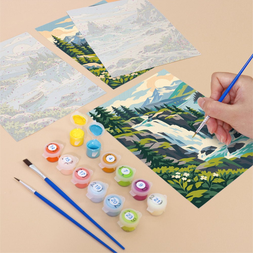 Pacific Northwest mini painting set