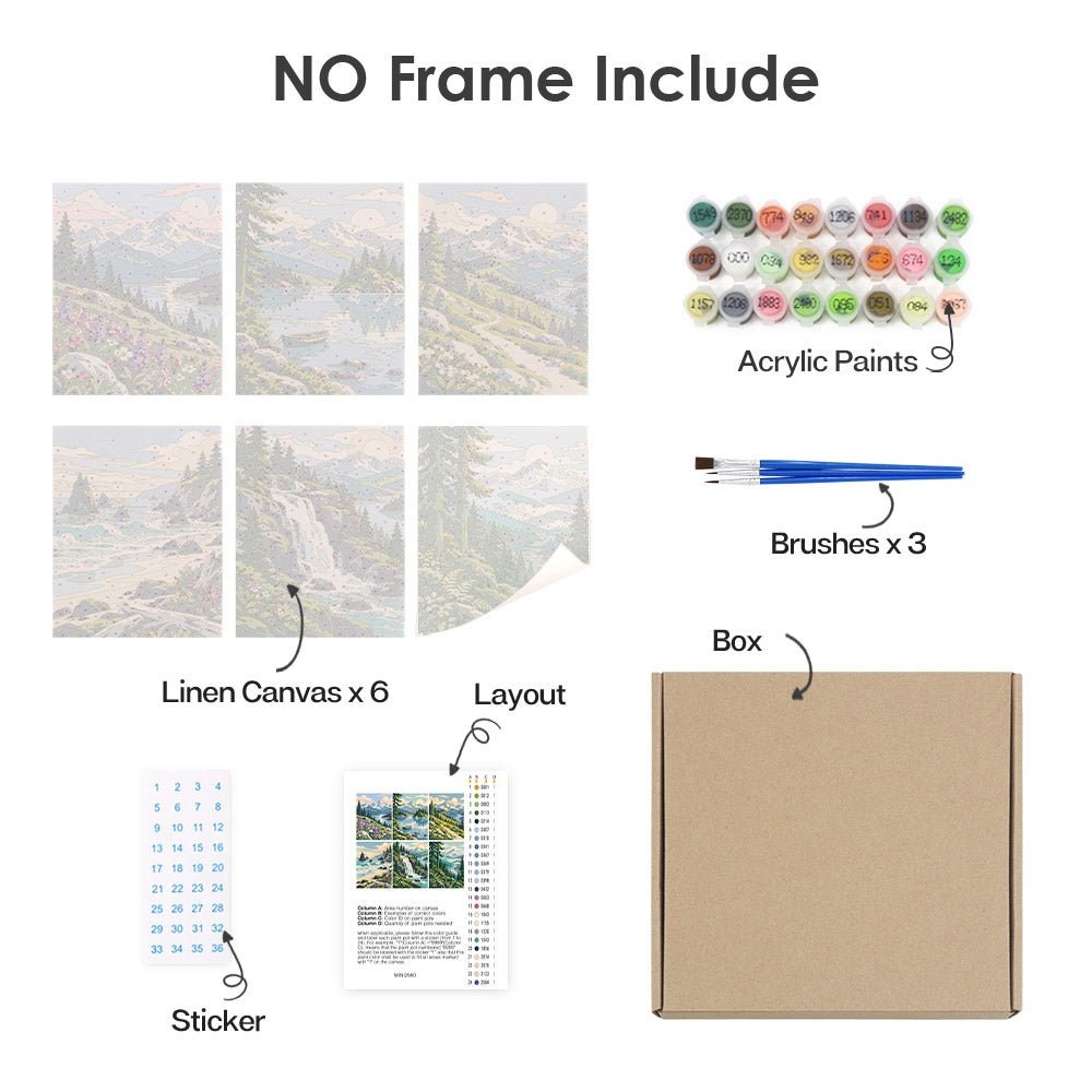 What's included with the no-frame version