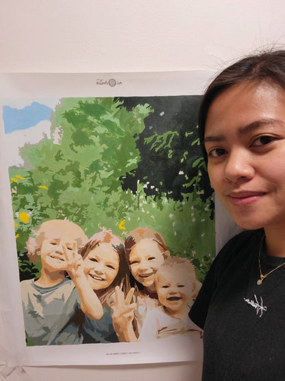 Paint your own Photo - Custom Paint by Number - Judy Paint
