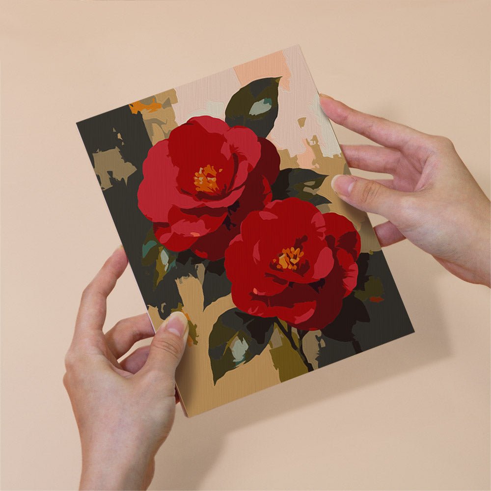 Painted Florals mini painting set