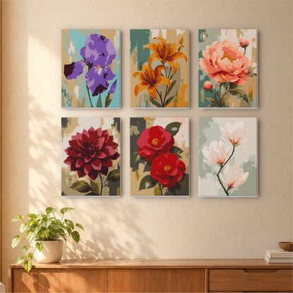 Painted Florals mini painting set