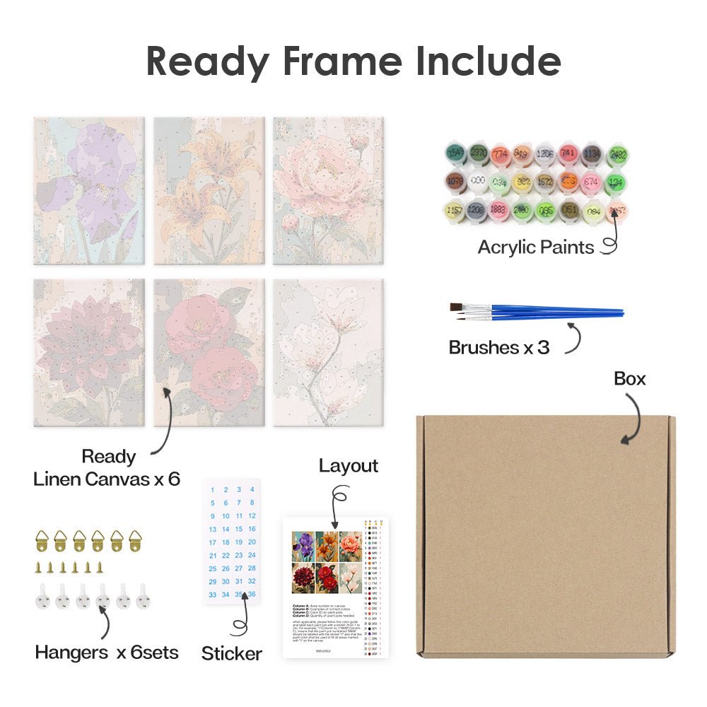 What's included with the framed canvas version
