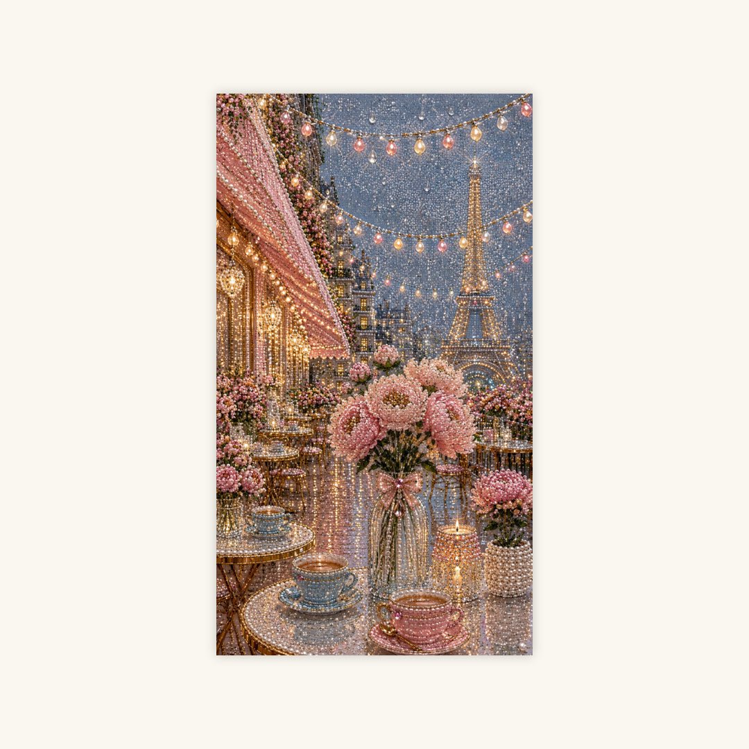 Parisian Pearl Café – Pearl Painting - Judy Paint