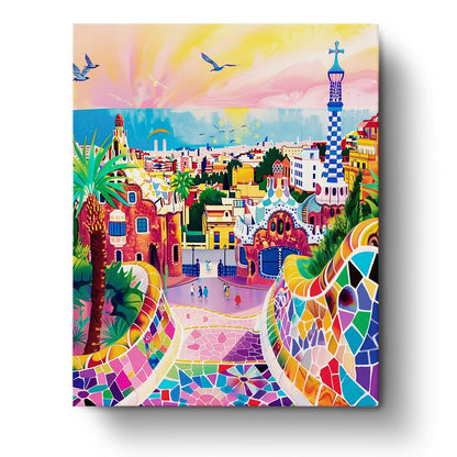 Park Guell - Judy Paint