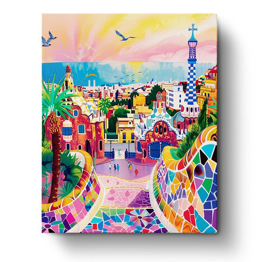 Park Guell - Judy Paint