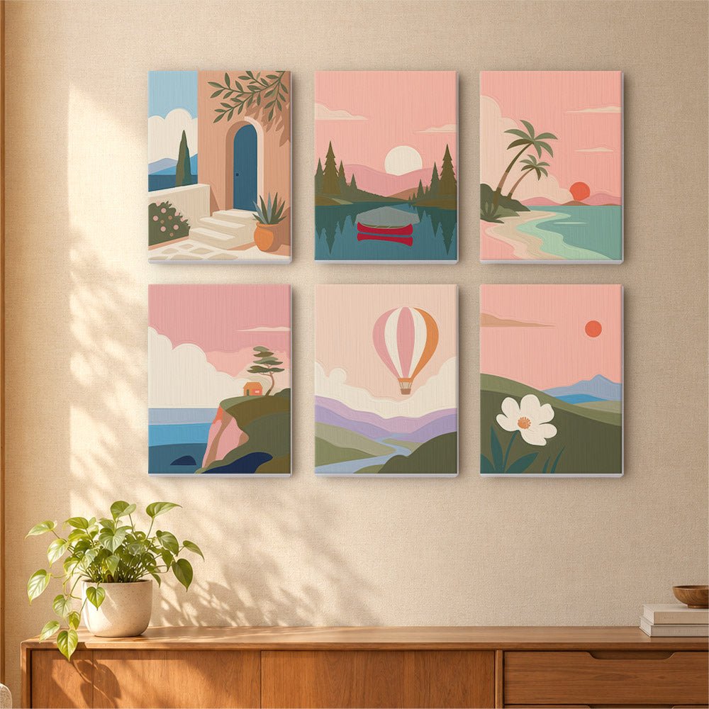 Pastel Horizons mini painting set