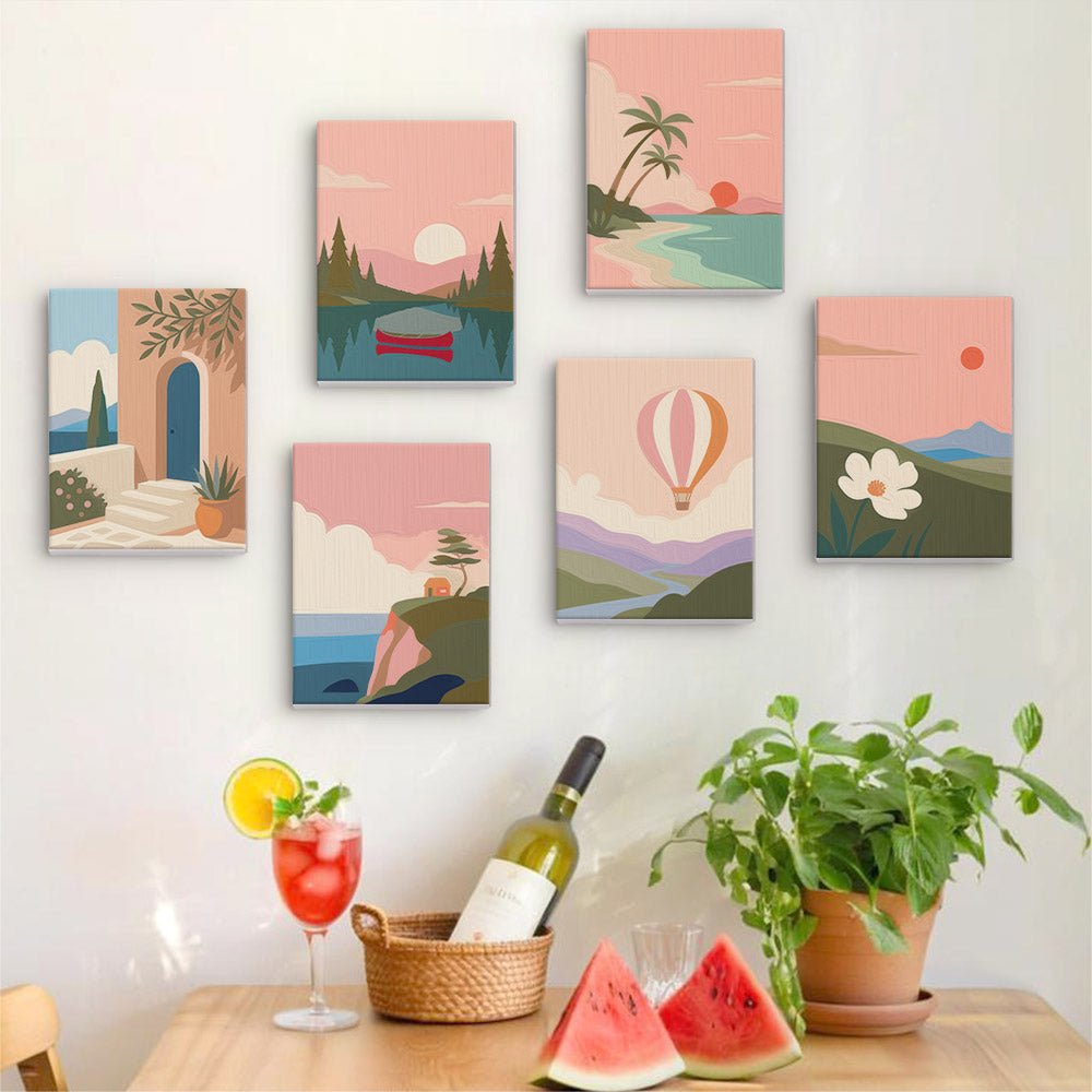 Pastel Horizons mini painting set