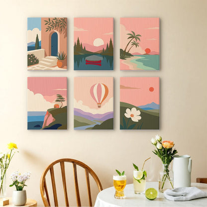 Pastel Horizons mini painting set