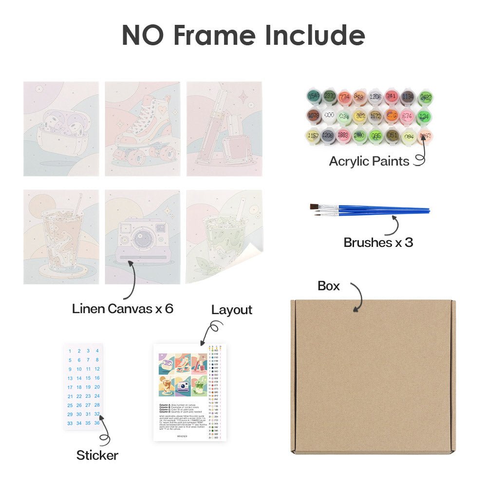 What's included with the no-frame version